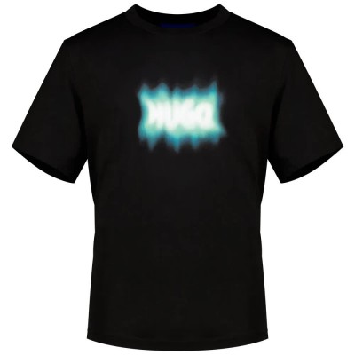 тениска,мъжки,тениски,дамски,тениски,hugo,nuiden,10258299,blue,t,shirt,black,(black)