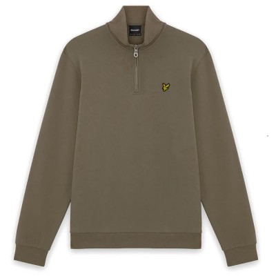 блуза,мъжки,пуловери,lyle,&,scott,ml2022vt,half,zip,sweatshirt,green,(khaki,ash)