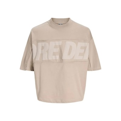 тениска,мъжки,тениски,дамски,тениски,jack,&,jones,biarritz,big,text,short,sleeve,t,shirt,beige,(crockery)