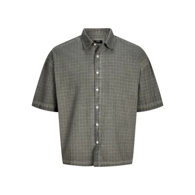 риза,с,къс,ръкав,дамски,ризи,мъжки,ризи,jack,&,jones,overdyed,short,sleeve,shirt,grey,(vapor,blue,overdye)