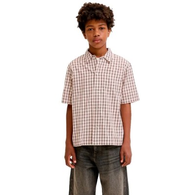 карирана,риза,дамски,ризи,мъжки,ризи,jack,&,jones,savona,austin,short,sleeve,shirt,beige,(antique,white,checks)