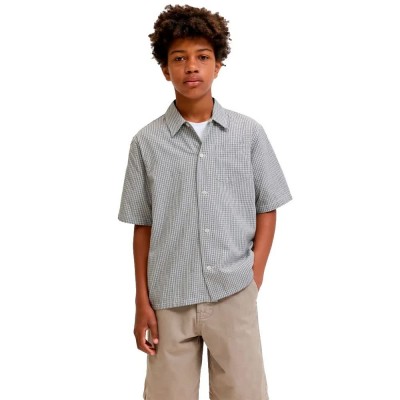 карирана,риза,дамски,ризи,мъжки,ризи,jack,&,jones,savona,austin,short,sleeve,shirt,grey,(asphalt,checks)