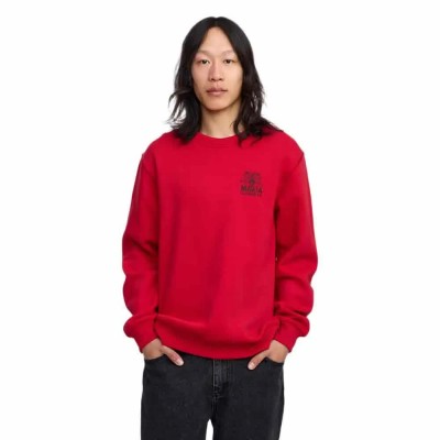 блуза,мъжки,пуловери,makia,bär,sweatshirt,red,(red)