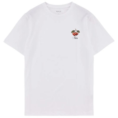 тениска,мъжки,тениски,дамски,тениски,makia,cherry,short,sleeve,t,shirt,white,(white)