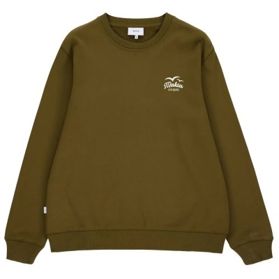 блуза,мъжки,пуловери,makia,community,sweatshirt,green,(dark,olive)