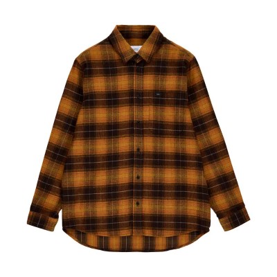 риза,с,дълъг,ръкав,дамски,ризи,мъжки,ризи,makia,eric,long,sleeve,shirt,brown,(dark,brown)