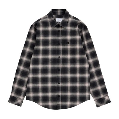 риза,с,дълъг,ръкав,дамски,ризи,мъжки,ризи,makia,gary,long,sleeve,shirt,black,grey,(dark,grey)