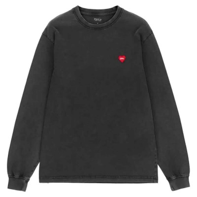 тениска,мъжки,тениски,дамски,тениски,makia,sympathy,long,sleeve,t,shirt,black,(washed,black)