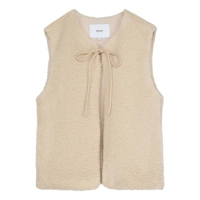 елек,дамски,жилетки,makia,viivi,vest,beige,(off,white)