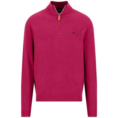 блуза,мъжки,пуловери,дамски,пуловери,fynch,hatton,1607316,half,zip,sweater,pink,(grape)