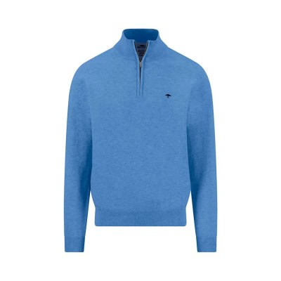 блуза,мъжки,пуловери,дамски,пуловери,fynch,hatton,1614215,half,zip,sweater,blue,(crystal,blue)