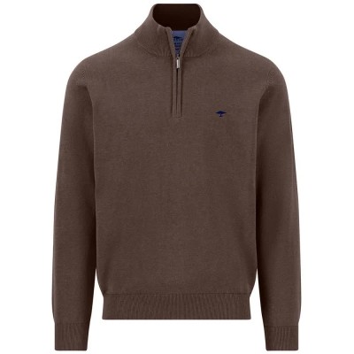 блуза,мъжки,пуловери,дамски,пуловери,fynch,hatton,1614215,half,zip,sweater,brown,(dark,chocolate)
