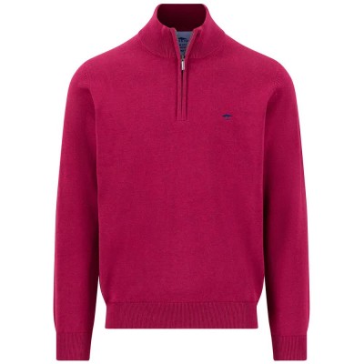блуза,мъжки,пуловери,дамски,пуловери,fynch,hatton,1614215,half,zip,sweater,red,(grape)