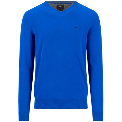 блуза,мъжки,пуловери,дамски,пуловери,fynch,hatton,1614801,v,neck,sweater,blue,(cobalt)