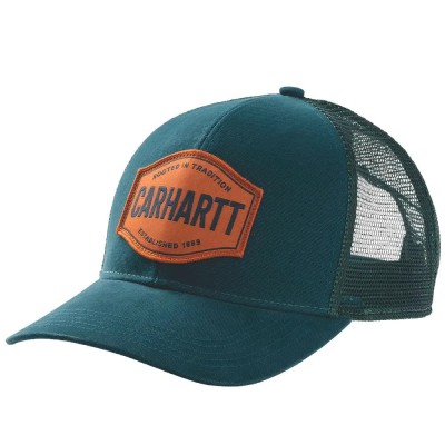 шапка,всички,шапки,carhartt,oakland,rooted,in,traditions,cap,green,(dark,harbor,teal)