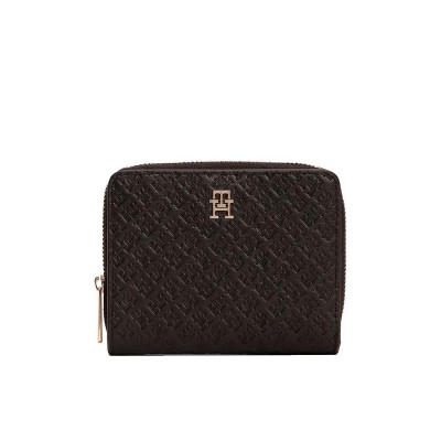 портфейли,и,портмонета,tommy,hilfiger,aw0aw18474,woman,wallet,black,(black)