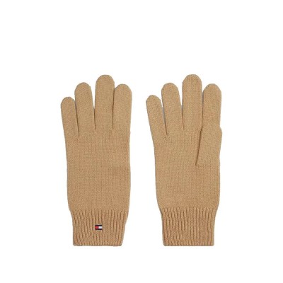 ръкавици,ръкавици,шапки,и,шалове,tommy,hilfiger,aw0aw19131,gloves,brown,(safari,canvas)