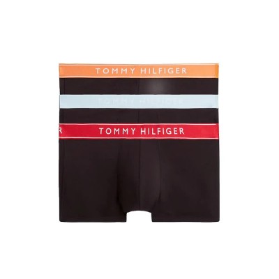 боксерки,мъжко,бельо,tommy,hilfiger,um0um03881,trunk,boxers,3,units,black,(black,autn,orange,medium,red,sky,blue)