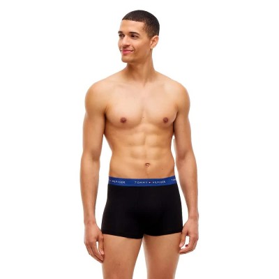 боксерки,мъжко,бельо,tommy,hilfiger,um0um03890,trunk,boxers,3,units,black,(black,opulent,blue,burg,ancient,blue)