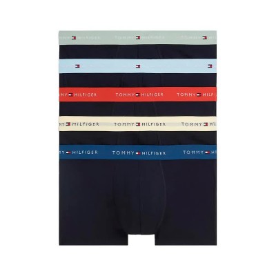 боксерки,мъжко,бельо,tommy,hilfiger,um0um03893,trunk,boxers,5,units,black,(navy,blue,light,daff,blue,jean,chamb,blue,terra,red,mint,grey)