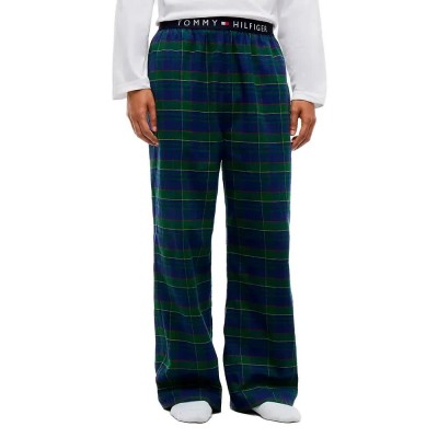 пижама,мъжки,пижами,tommy,hilfiger,um0um04017,pyjama,pants,blue,(buffalo,check,evergreen)