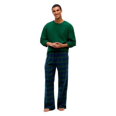 пижама,мъжки,пижами,tommy,hilfiger,um0um04044,long,sleeve,pyjama,green,(deep,evergreen,bufflo,check)