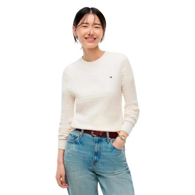 блуза,мъжки,пуловери,дамски,пуловери,tommy,hilfiger,ww0ww44993,sweater,white,(ivory,petal)