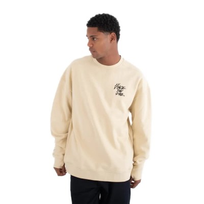 блуза,мъжки,пуловери,дамски,пуловери,hurley,048,smile,sweatshirt,beige,(plains)