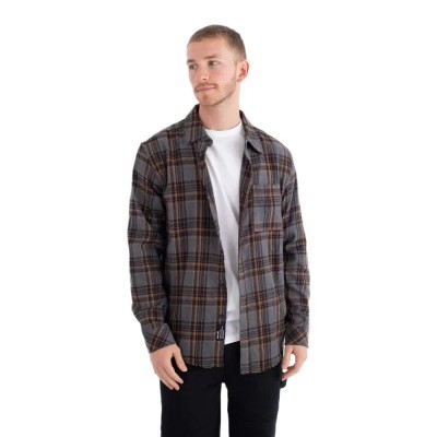 риза,с,дълъг,ръкав,дамски,ризи,мъжки,ризи,hurley,axe,long,sleeve,shirt,grey,(grey)