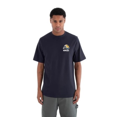 тениска,мъжки,тениски,дамски,тениски,hurley,digeno,short,sleeve,t,shirt,blue,(obsidian)