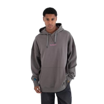 суичър,мъжки,пуловери,hurley,etam,psico,hoodie,grey,(dark,stone,grey)