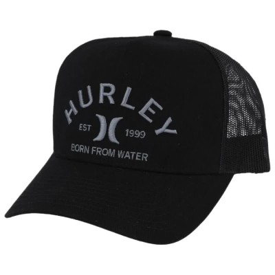 шапка,всички,шапки,hurley,from,water,trucker,cap,black,(black)
