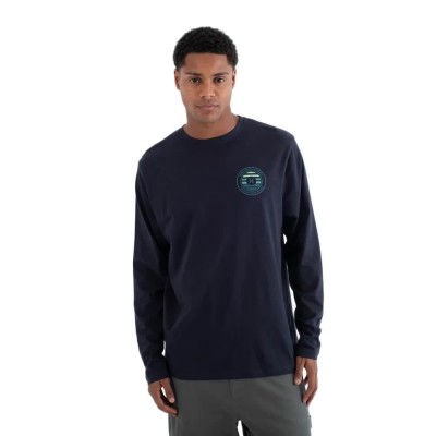 тениска,мъжки,тениски,дамски,тениски,hurley,louis,long,sleeve,t,shirt,blue,(obsidian)