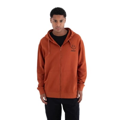 блуза,мъжки,пуловери,hurley,sider,full,zip,sweatshirt,orange,(ranger)
