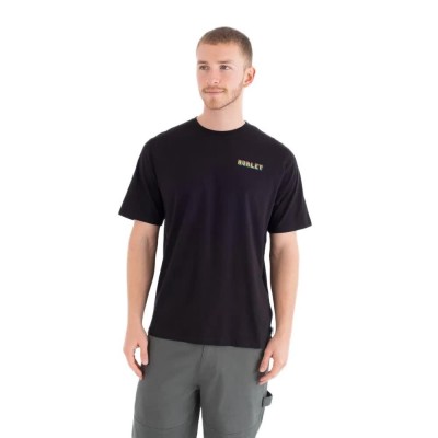 тениска,мъжки,тениски,дамски,тениски,hurley,tesoura,short,sleeve,t,shirt,black,(black)