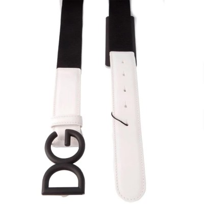 колан,колани,dolce,&,gabbana,742305,belt,white,(black)