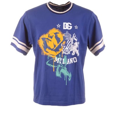 тениска,мъжки,тениски,дамски,тениски,dolce,&,gabbana,747279,short,sleeve,t,shirt,blue,(dark,blue)