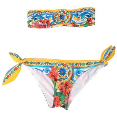дамски,бански,костюми,dolce,&,gabbana,747510,bikini,multicolor,(yellow)