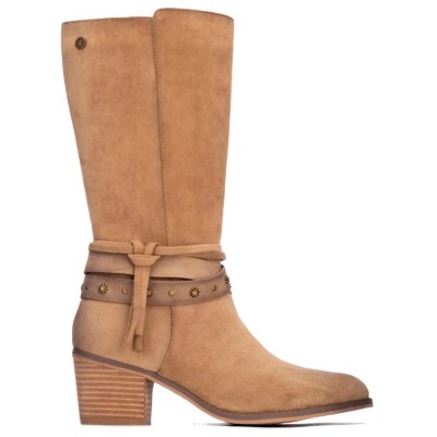 обувки,дамски,боти,мъжки,боти,refresh,17615804,heel,boots,brown,(beige)