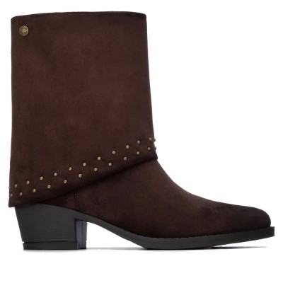 дамски,боти,мъжки,боти,refresh,17616301,heel,booties,brown,(brown)
