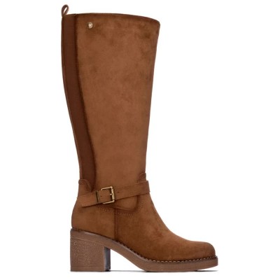 обувки,дамски,боти,мъжки,боти,refresh,17625002,heel,boots,brown,(camel)