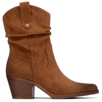 дамски,боти,мъжки,боти,xti,13076202,basic,heel,booties,brown,(camel)