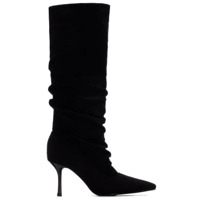 обувки,дамски,боти,мъжки,боти,xti,13077601,basic,heel,boots,black,(black)