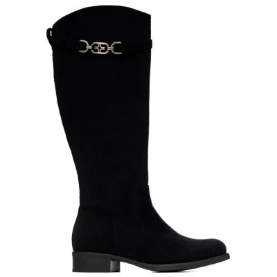обувки,дамски,боти,мъжки,боти,xti,13078601,basic,heel,boots,black,(black)
