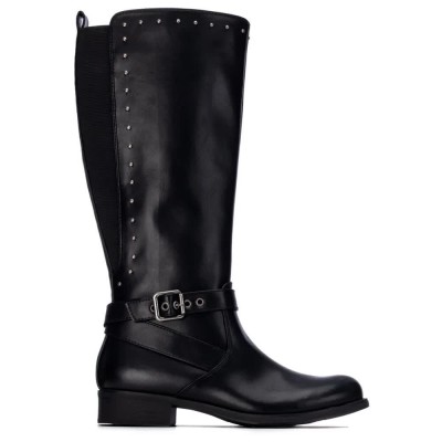 обувки,дамски,боти,мъжки,боти,xti,13079201,basic,heel,boots,black,(black)