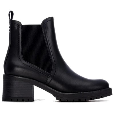 дамски,боти,мъжки,боти,xti,14608601,heel,booties,black,(black)