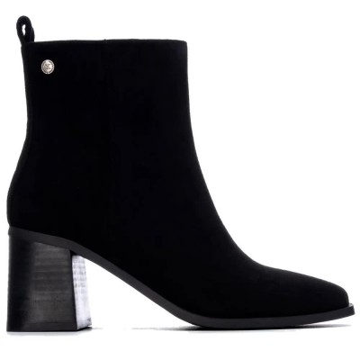 дамски,боти,мъжки,боти,xti,14619601,heel,booties,black,(black)