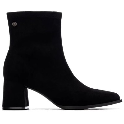 дамски,боти,мъжки,боти,xti,14619801,heel,booties,black,(black)