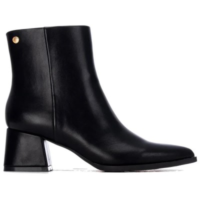 дамски,боти,мъжки,боти,xti,14621001,heel,booties,black,(black)