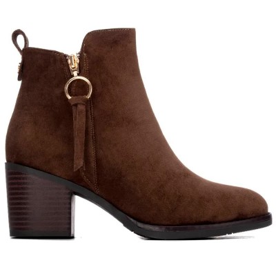 дамски,боти,мъжки,боти,xti,14626101,heel,booties,brown,(khaki)